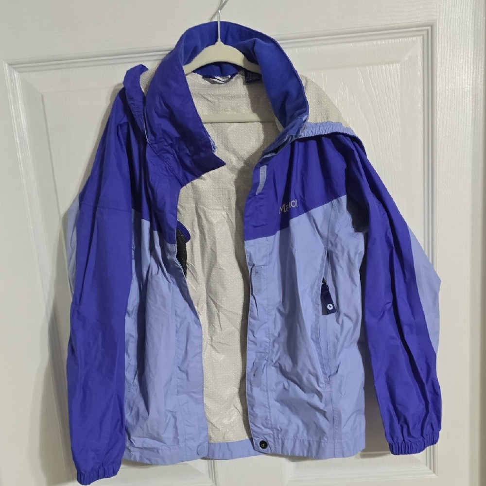 Marmot Kids' Purple and Blue Raincoat